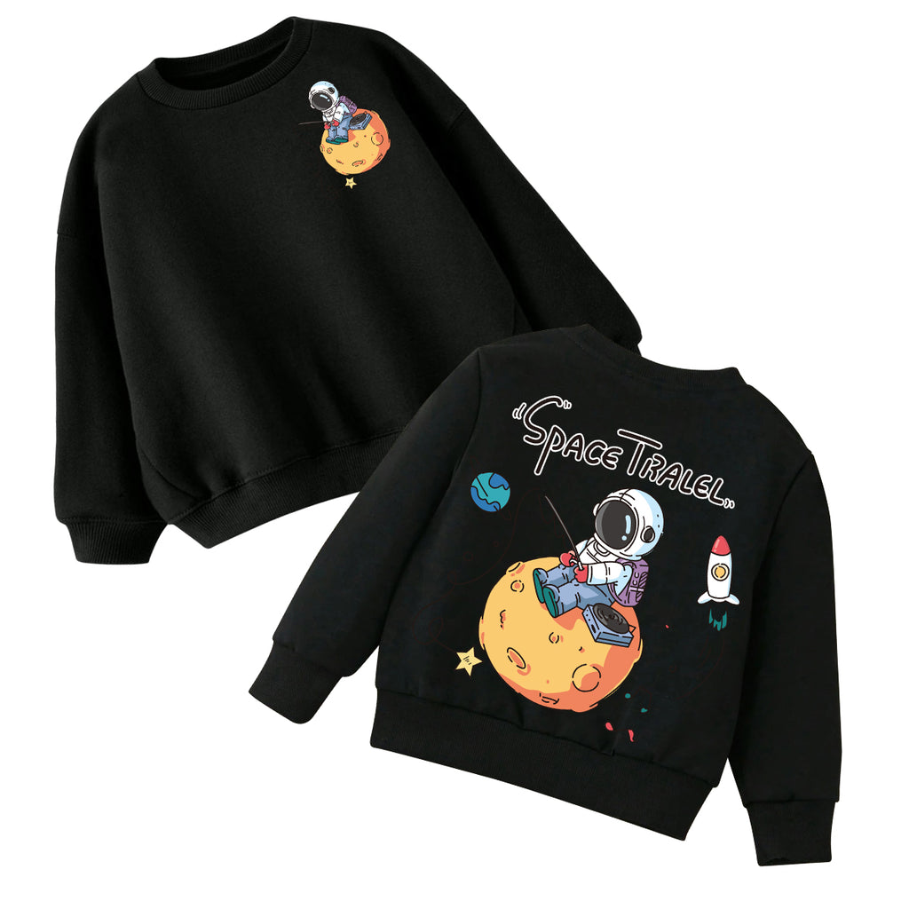 Boys' crew neck sweatshirt customization