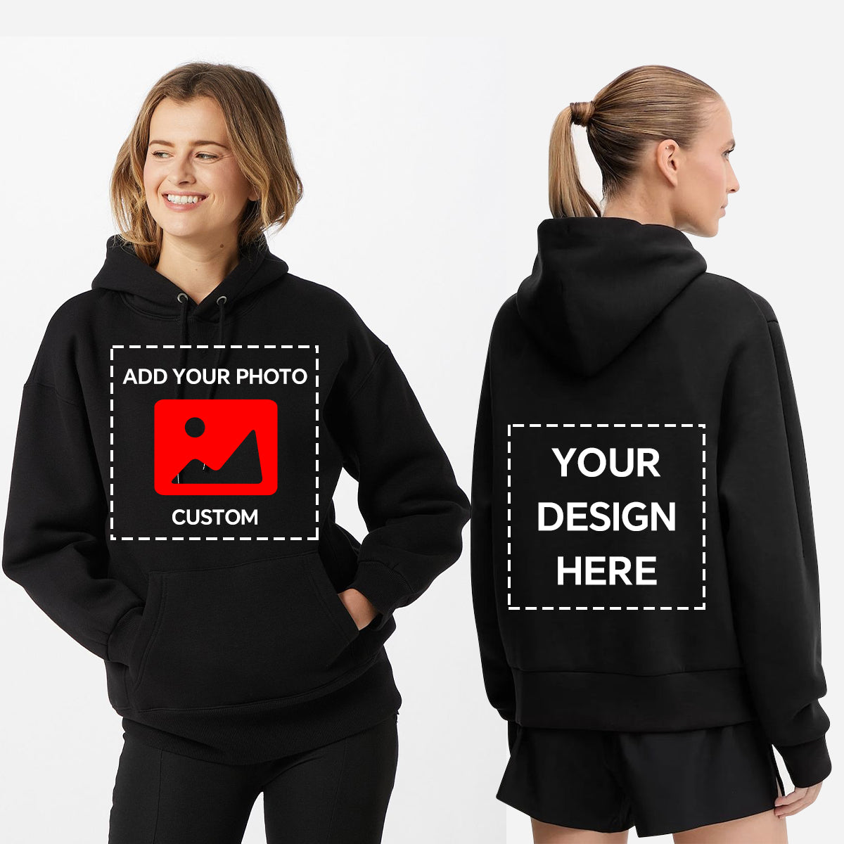 Women's sweatshirt customization