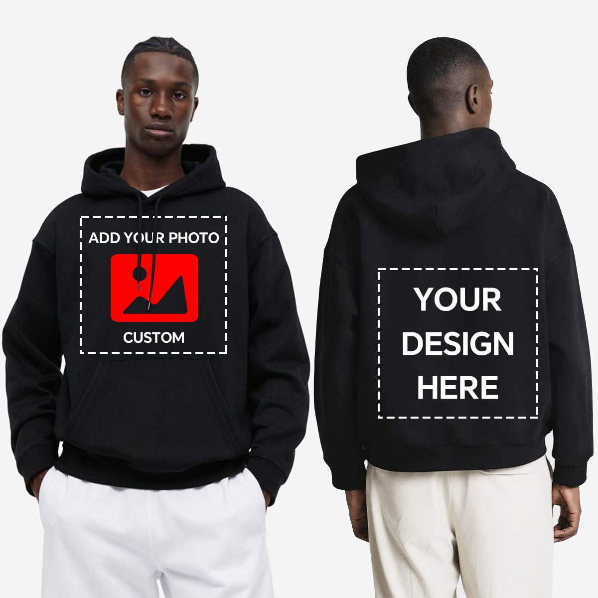 Men's hoodie customization