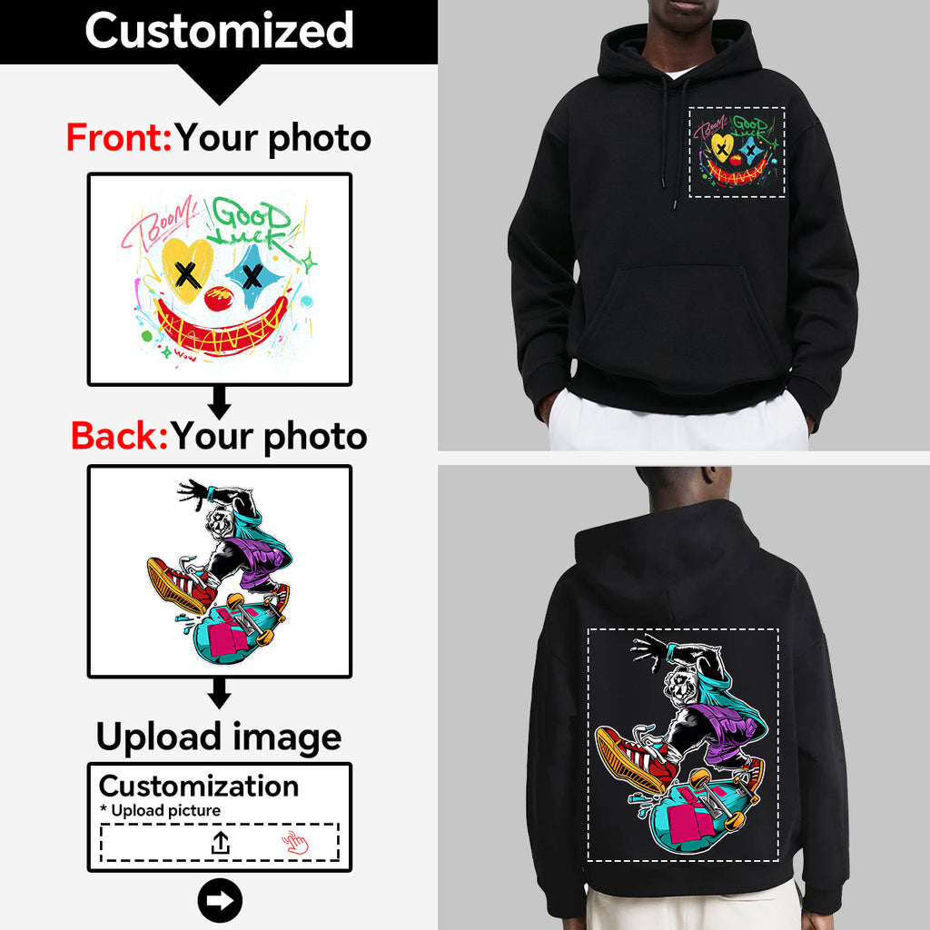 Men's hoodie customization
