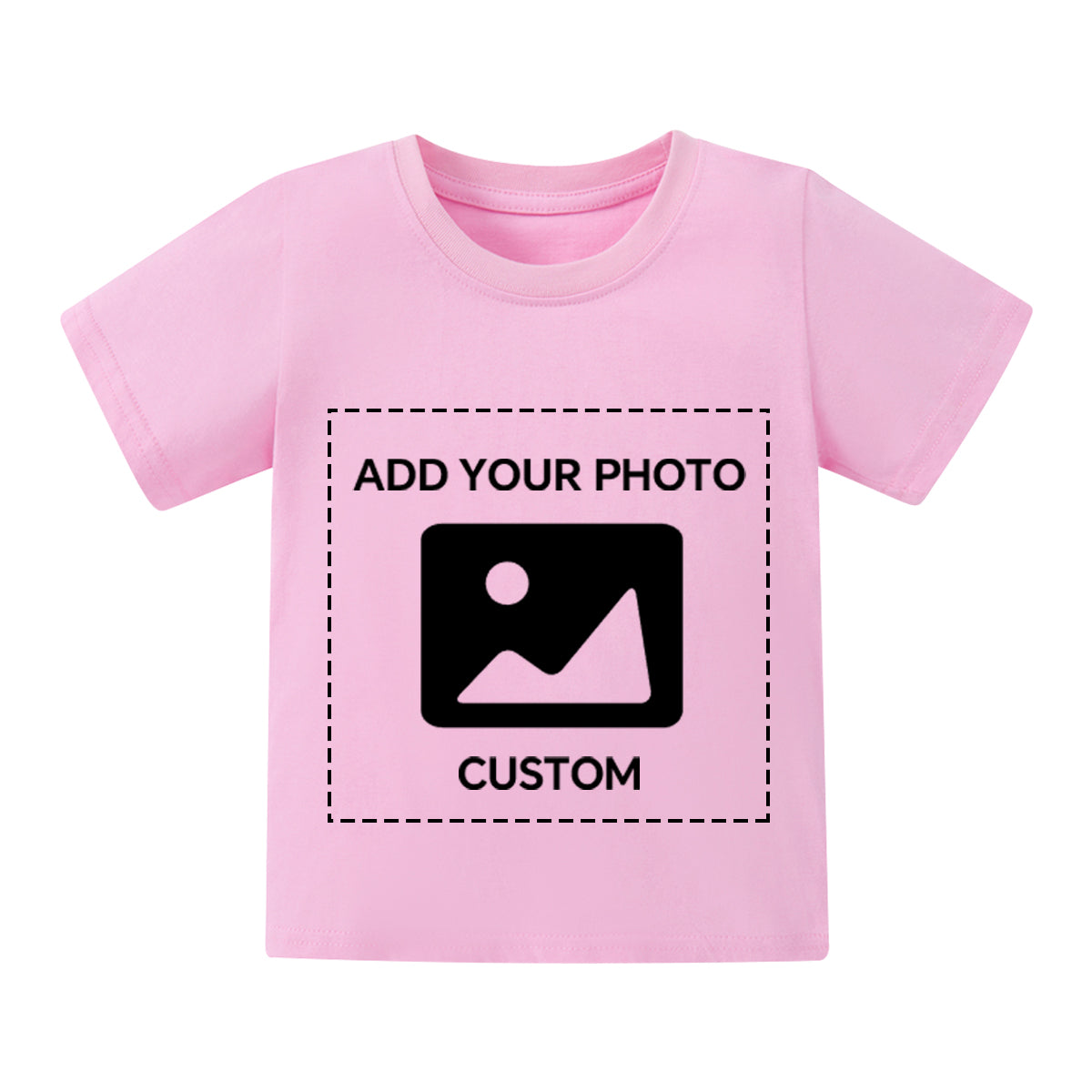 Girls' T-shirts are customized