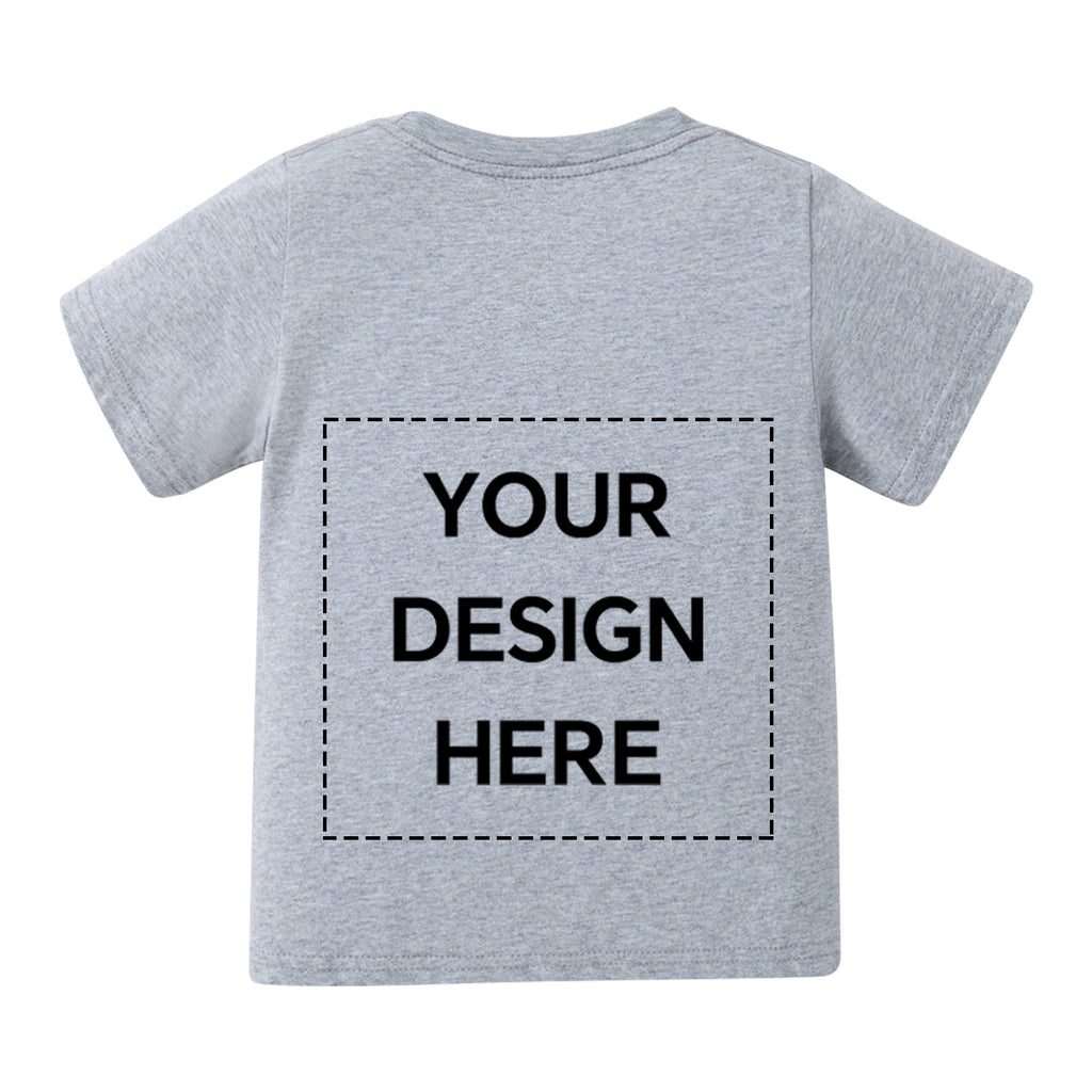 Boys' T-shirts are customized