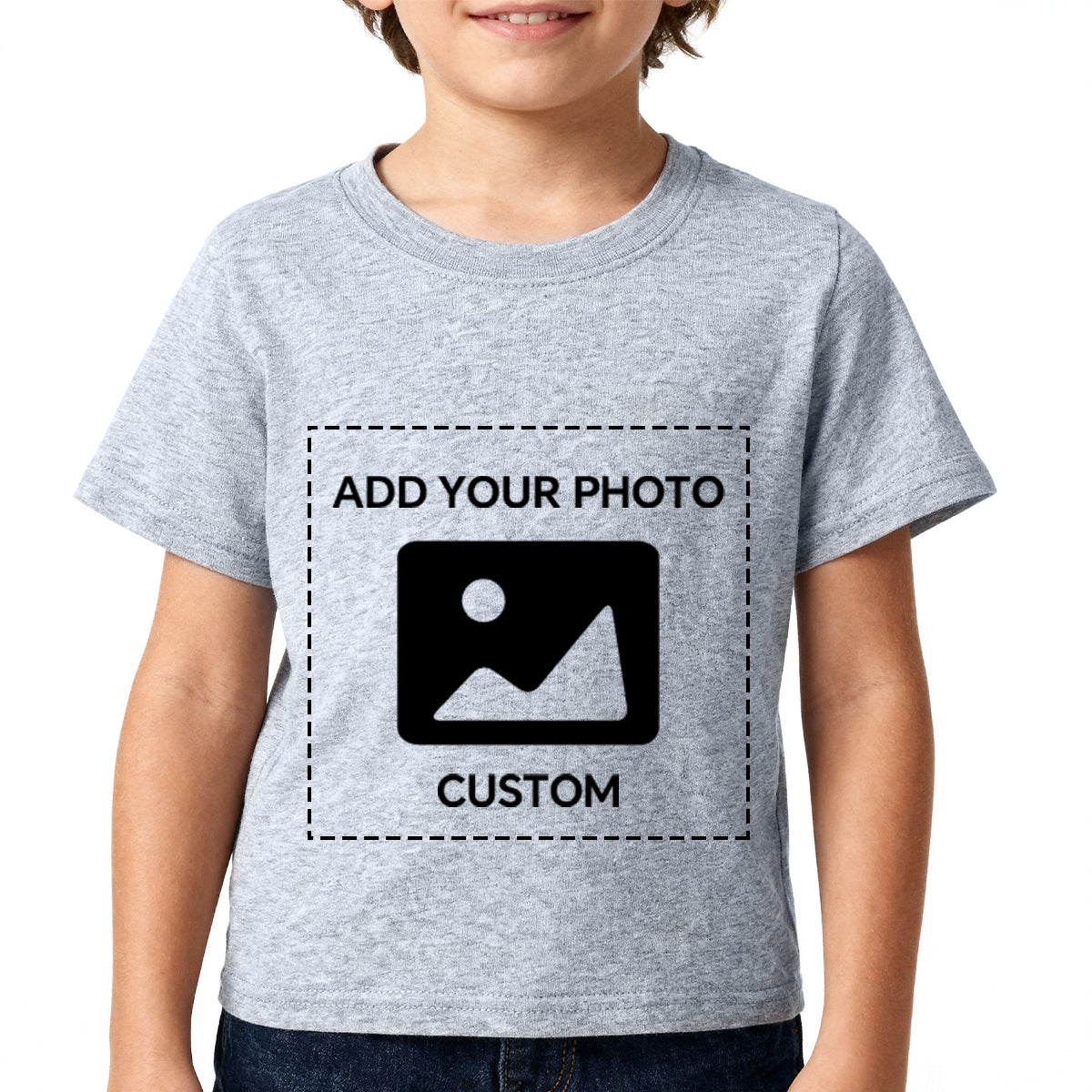 Boys' T-shirts are customized