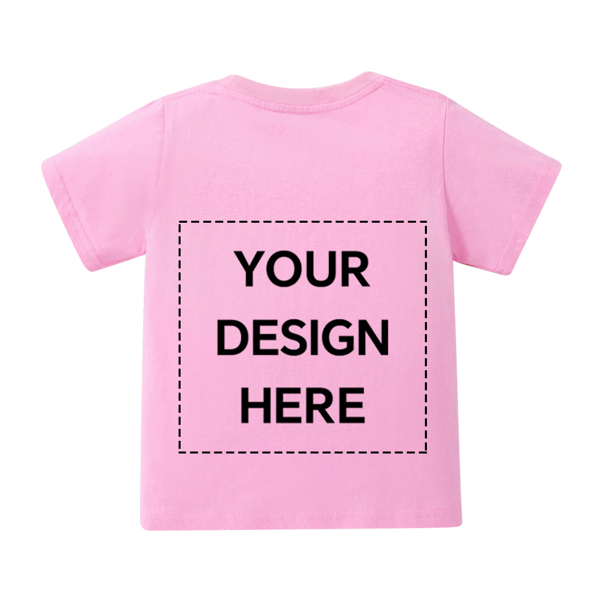 Girls' T-shirts are customized