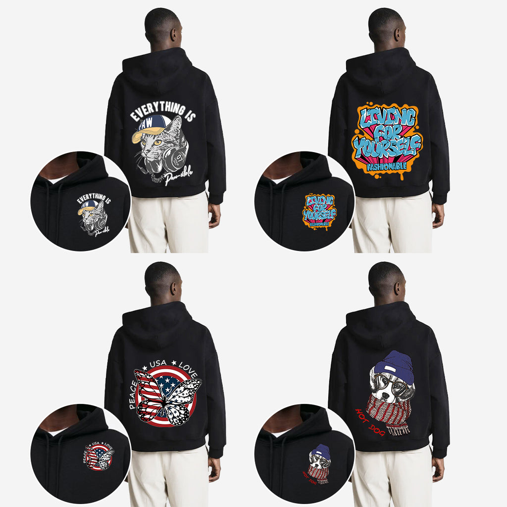 Men's hoodie customization