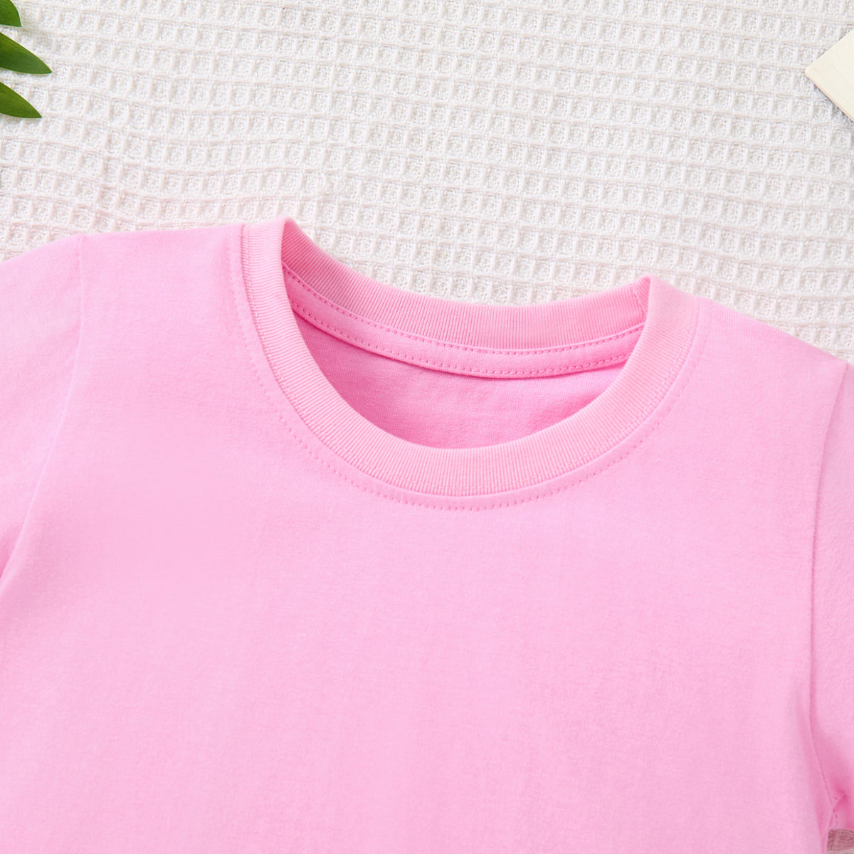 Girls' T-shirts are customized