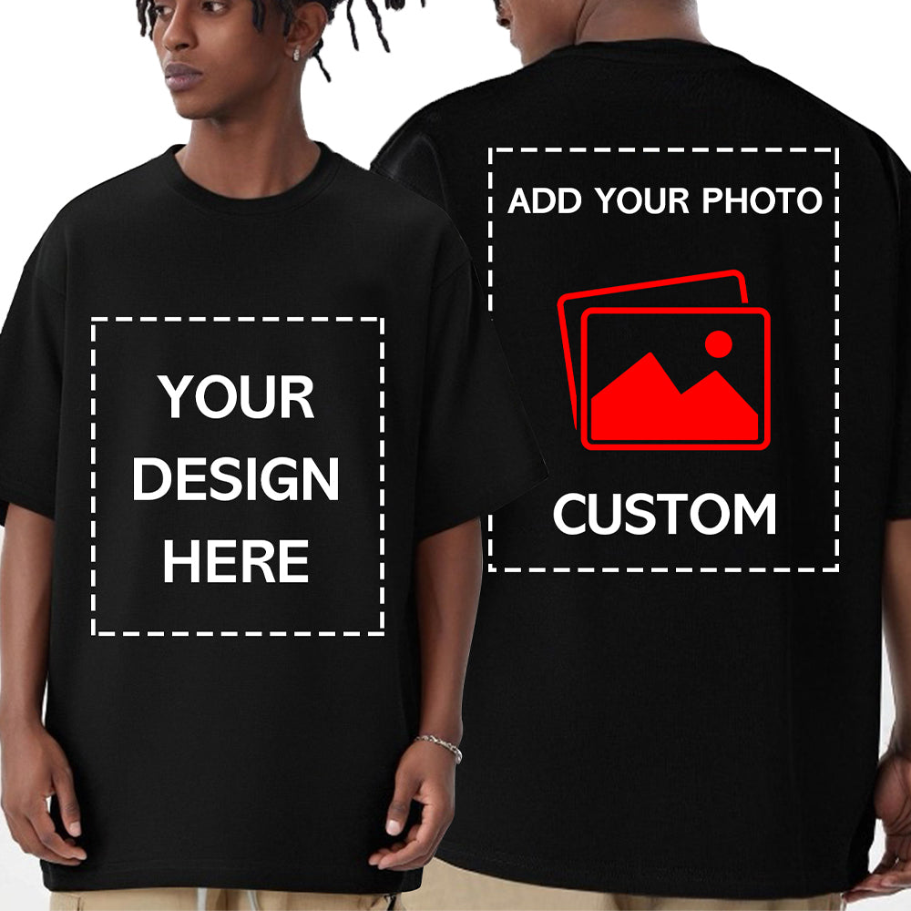 Men's short-sleeved T-shirt customization