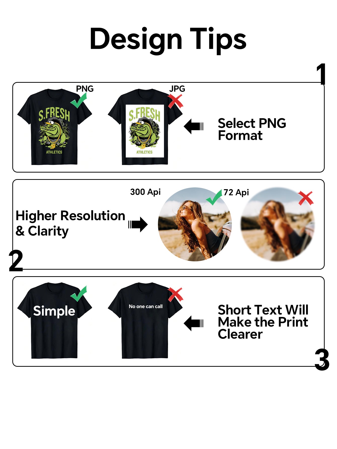 Women's T-shirt customization