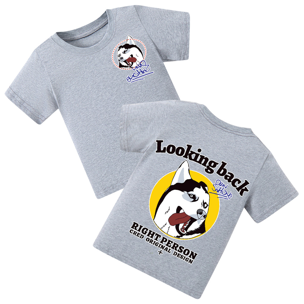 Boys' T-shirts are customized