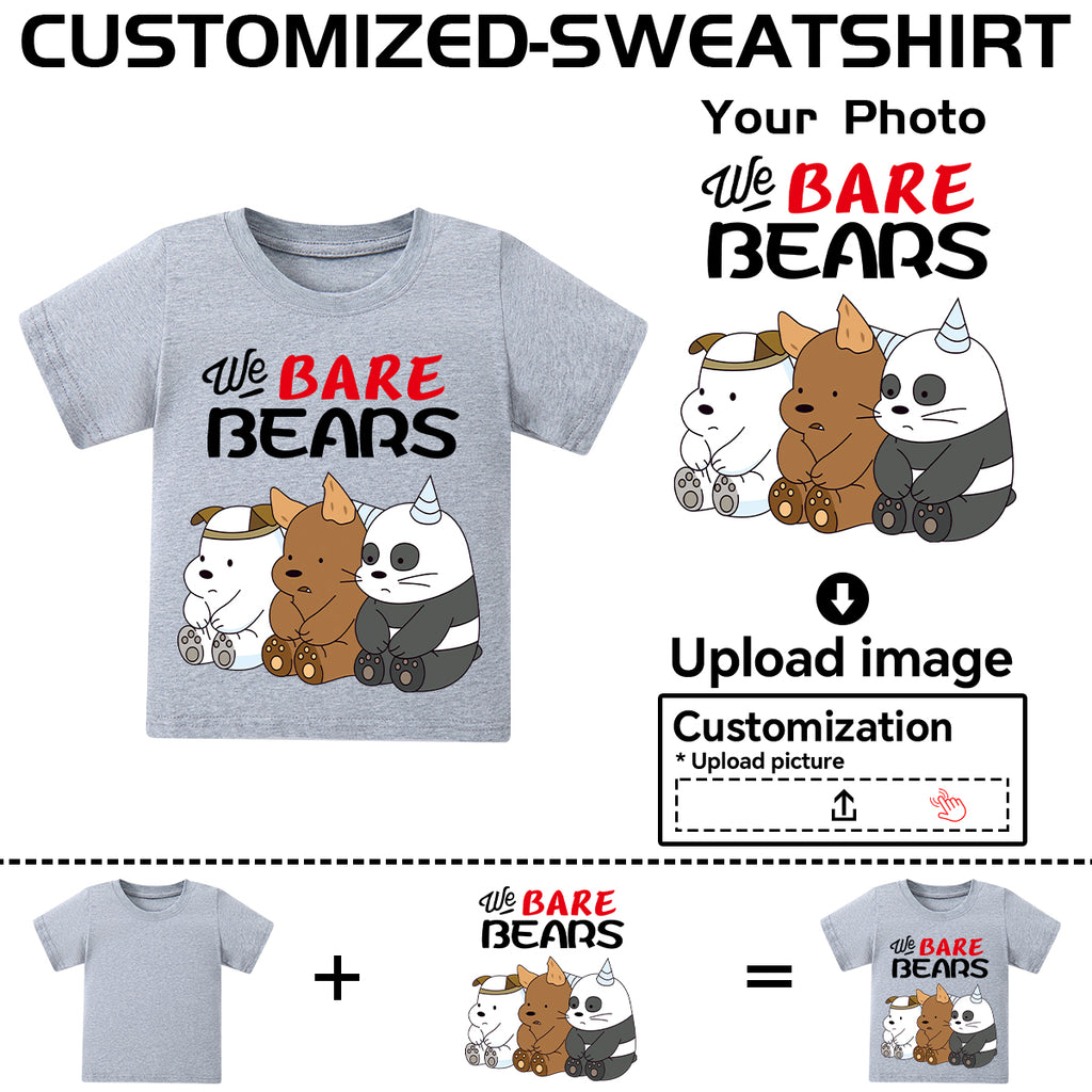 Boys' T-shirts are customized